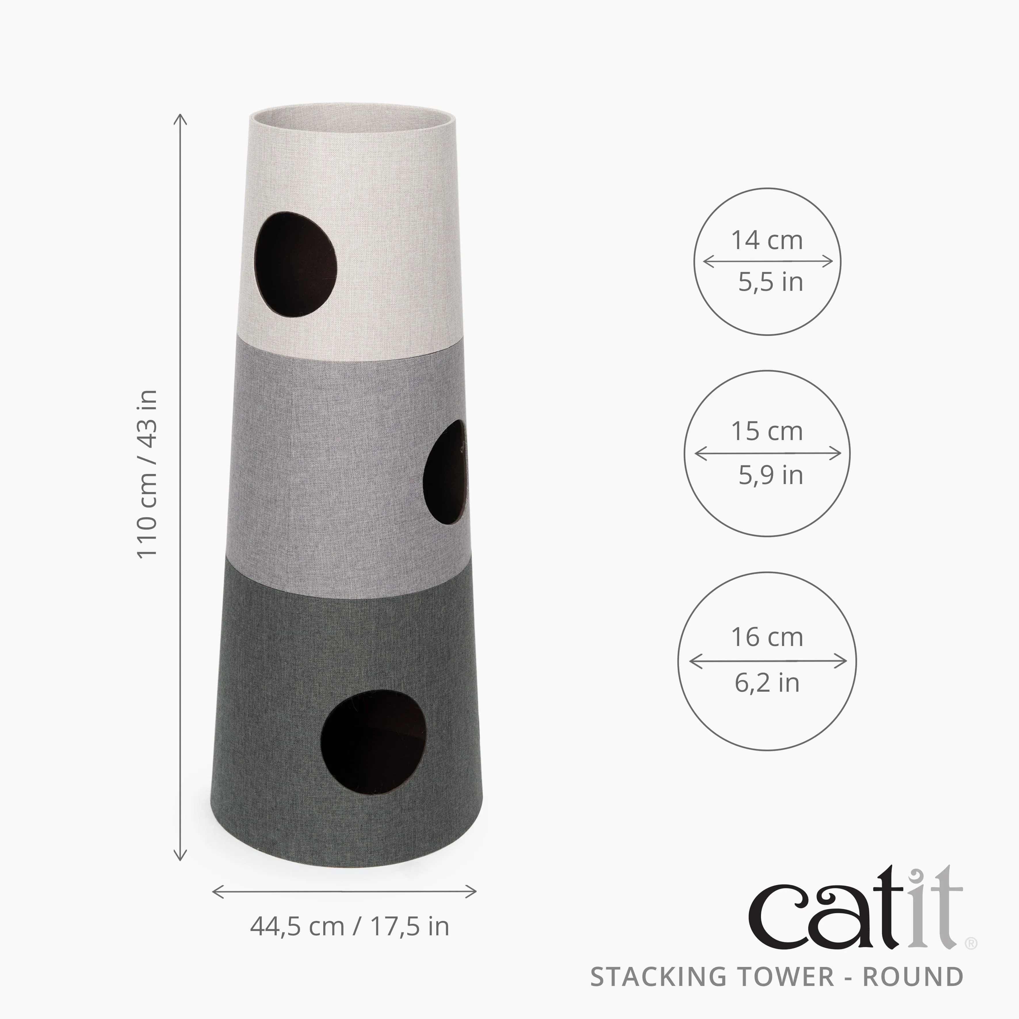 Catit Stacking Tower – Round