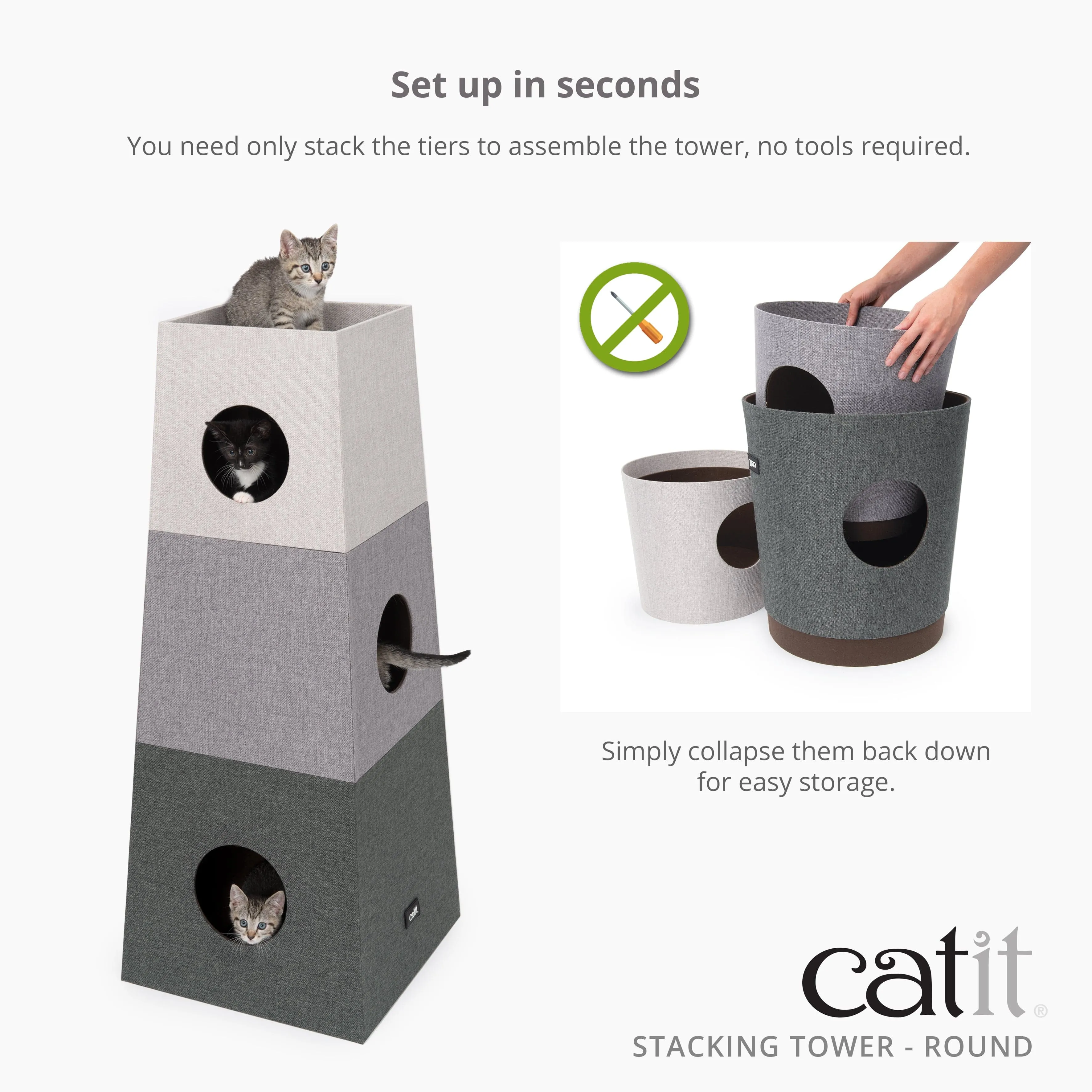 Catit Stacking Tower – Round