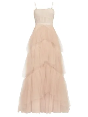 DIDA Tulle Dress in Beige