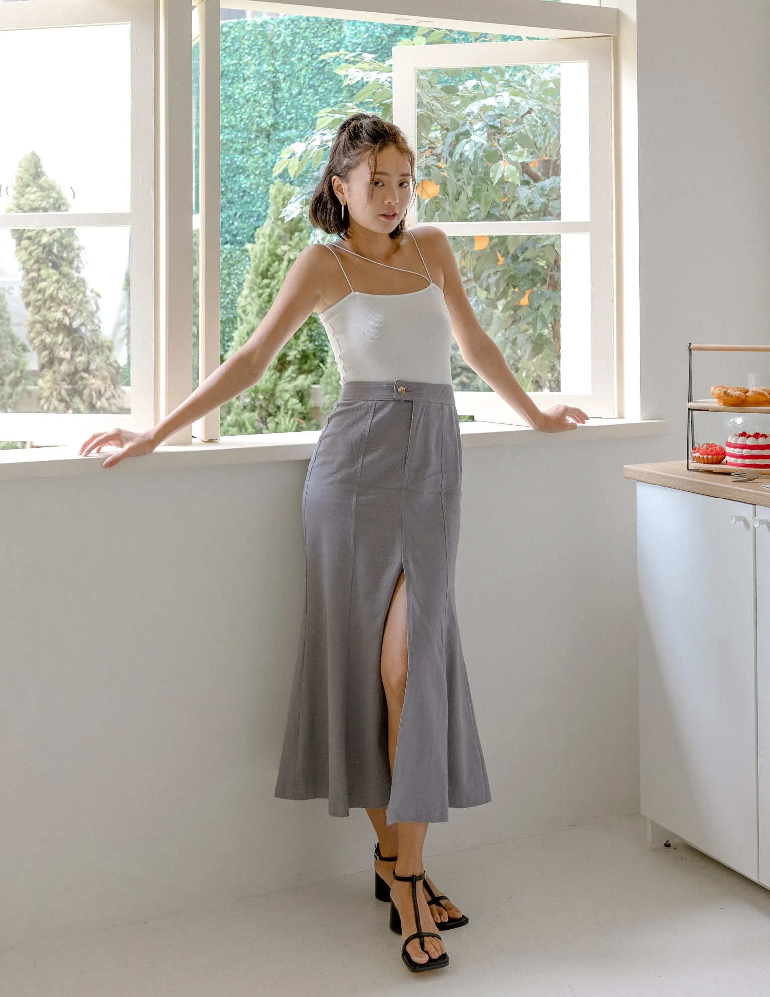 Elise Skirt in Grey