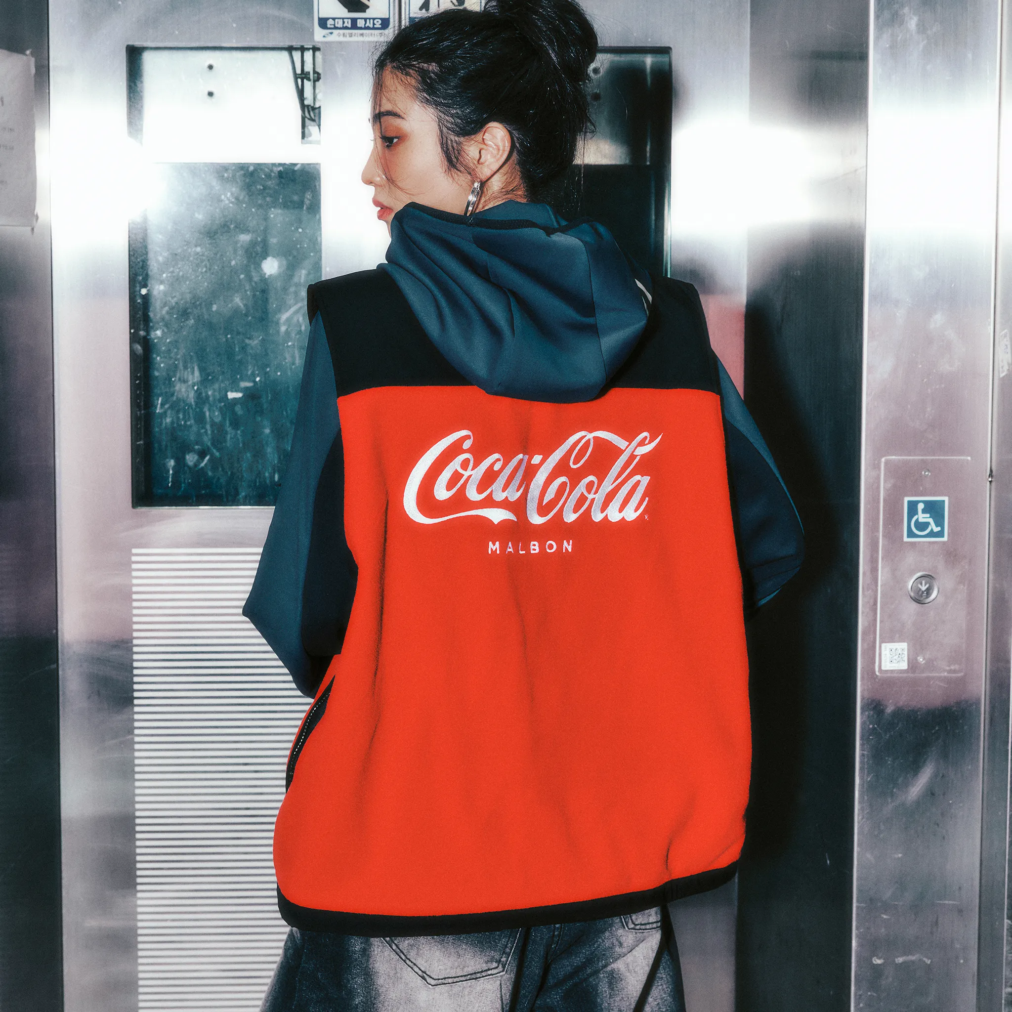 MALBON X COCA COLA POLAR FLEECE VEST