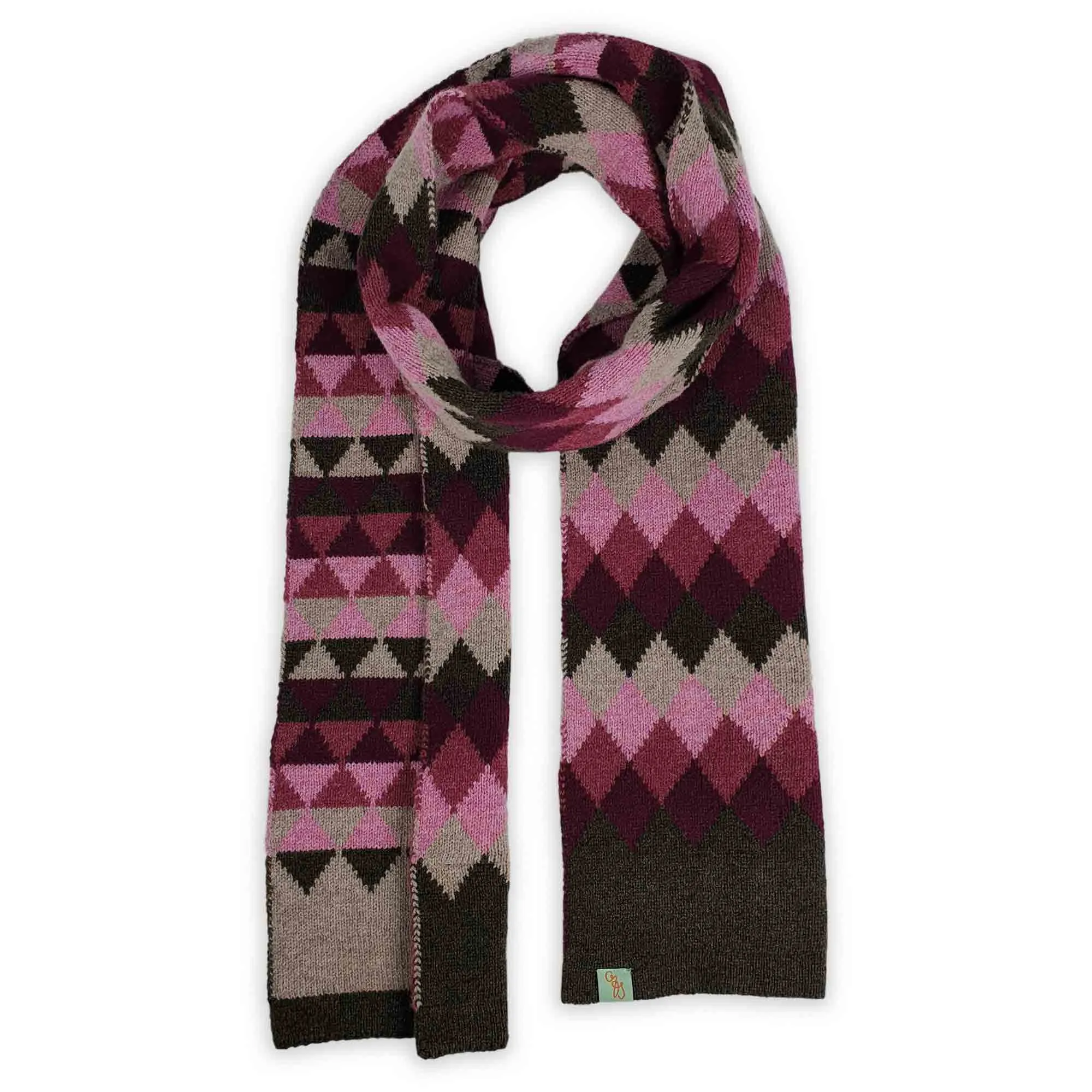 SCARVES - ARGYLISH - PREMIUM AUSTRALIAN LAMBSWOOL