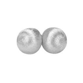 Sheila Fajl Lilou Ball Stud Earrings in Brush Silver