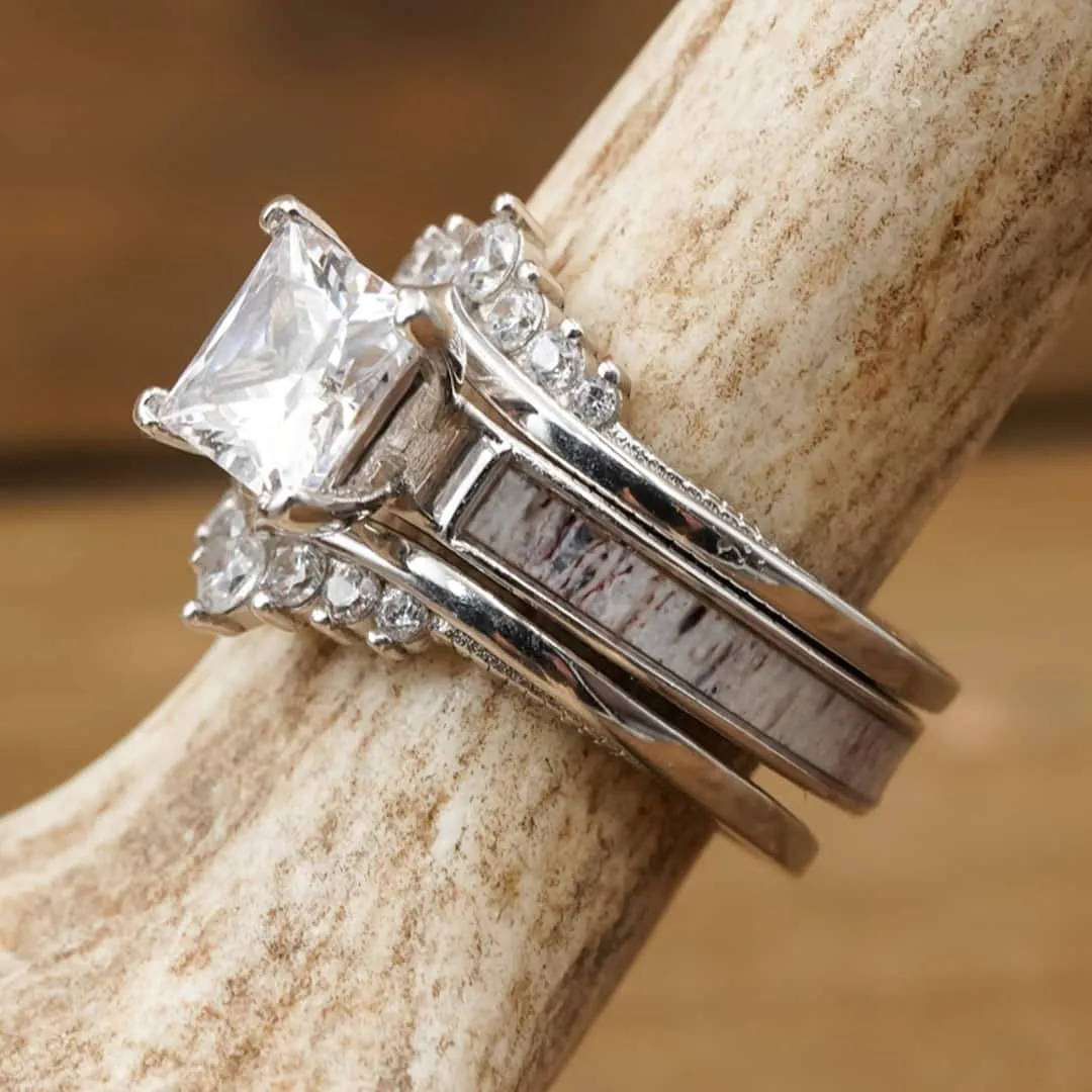 The Grand Kenai Wishbone Wedding Set