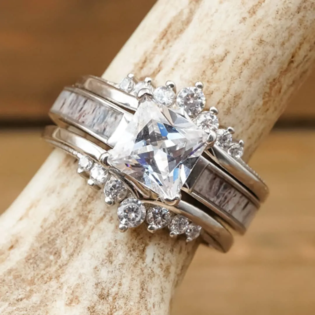 The Grand Kenai Wishbone Wedding Set