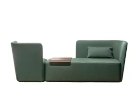 Velour Sectional Sofa