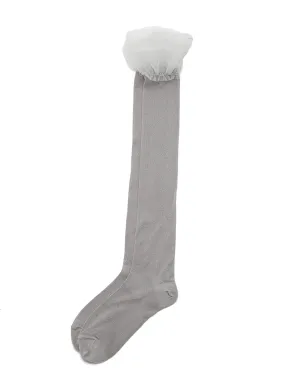 Volume Frill Sheer Socks