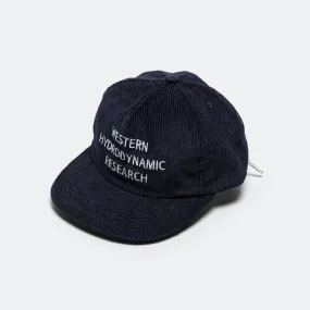 Whale Cord Hat - Navy